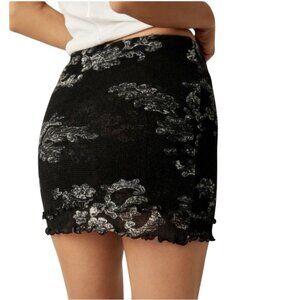 Free People Poppy Mesh Mini Skirt XS NWT